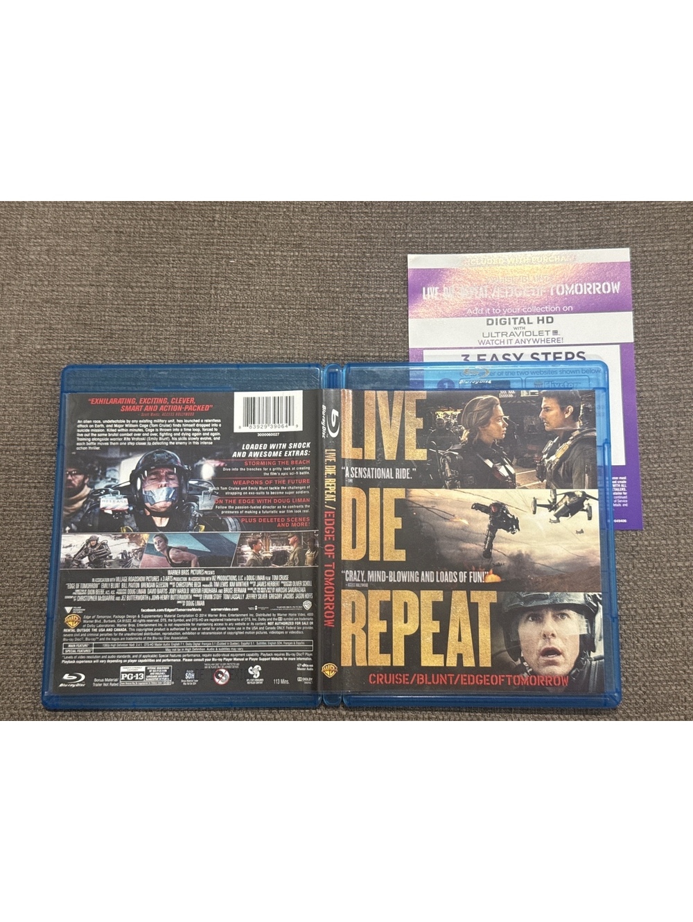 Live Die Repeat: Edge of Tomorrow (Blu-ray)